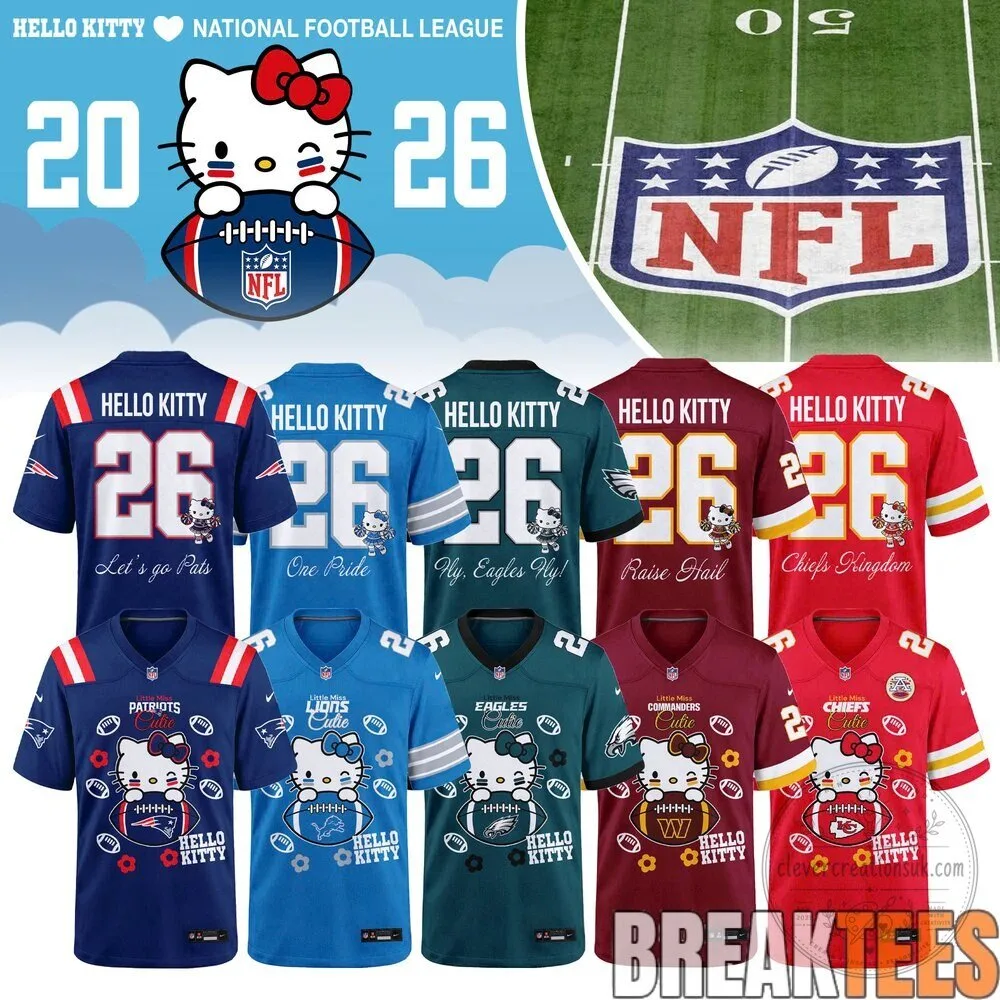 Hello Kitty National Football League Team Football Jersey