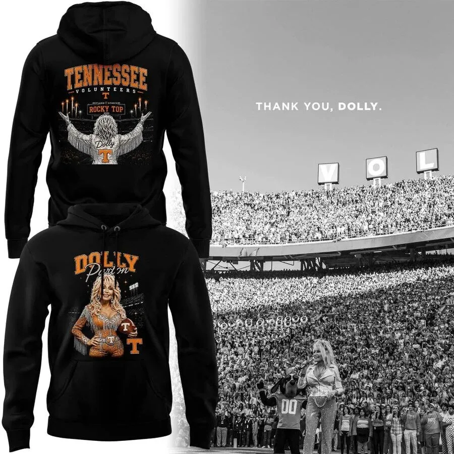 Go Vols Dolly Parton Tennessee Volunteers Football Hoodie