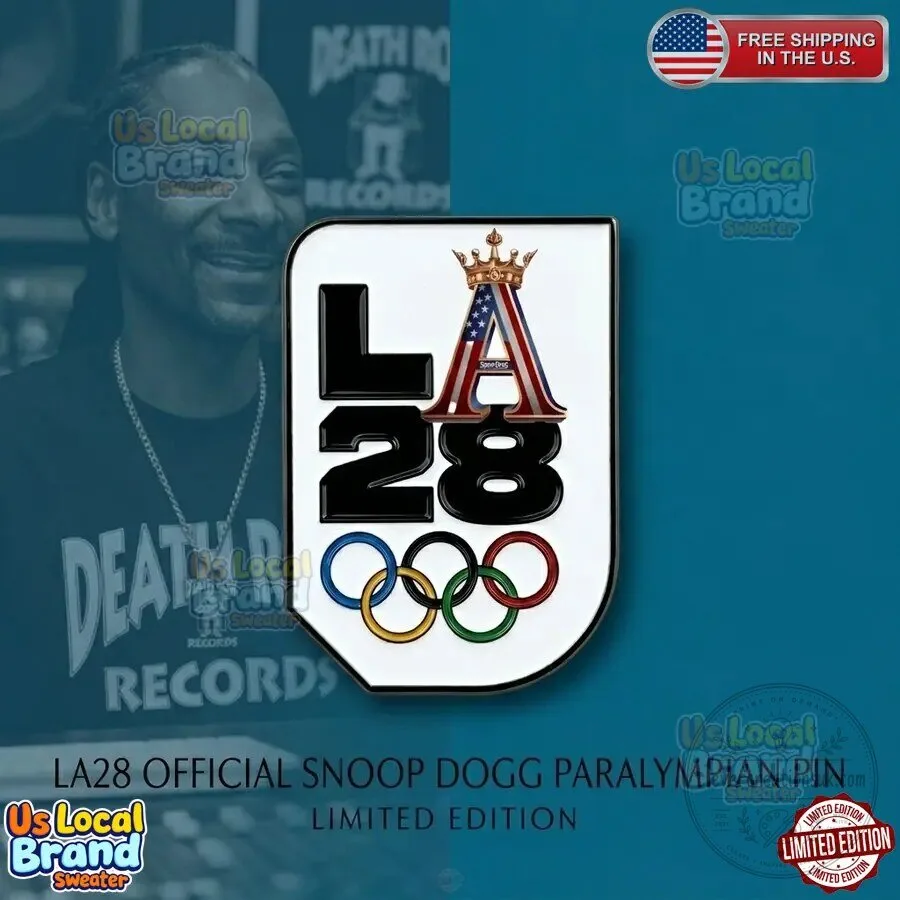 Snoop Dogg LA28 Olympics Paralympian Enamel Pin Limited Edition