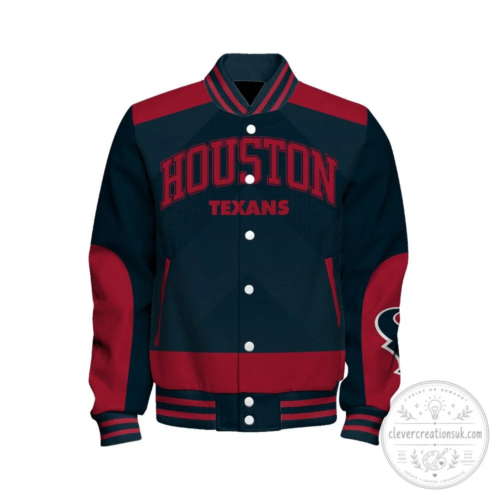 Houston Texans Football Team Varsity Jacket