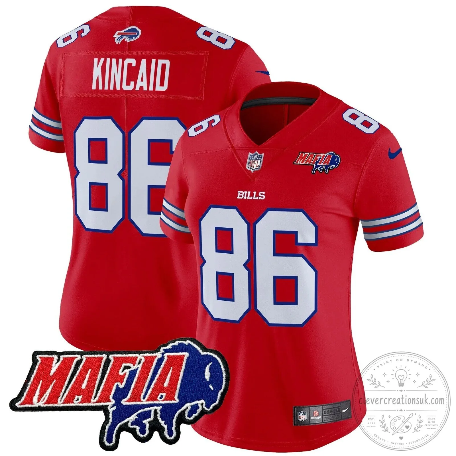 Royal Blue Football Jersey for Josh Allen - Buffalo Bills Mafia 57 Royal Blue Football Jersey for Josh Allen - Buffalo Bills Mafia