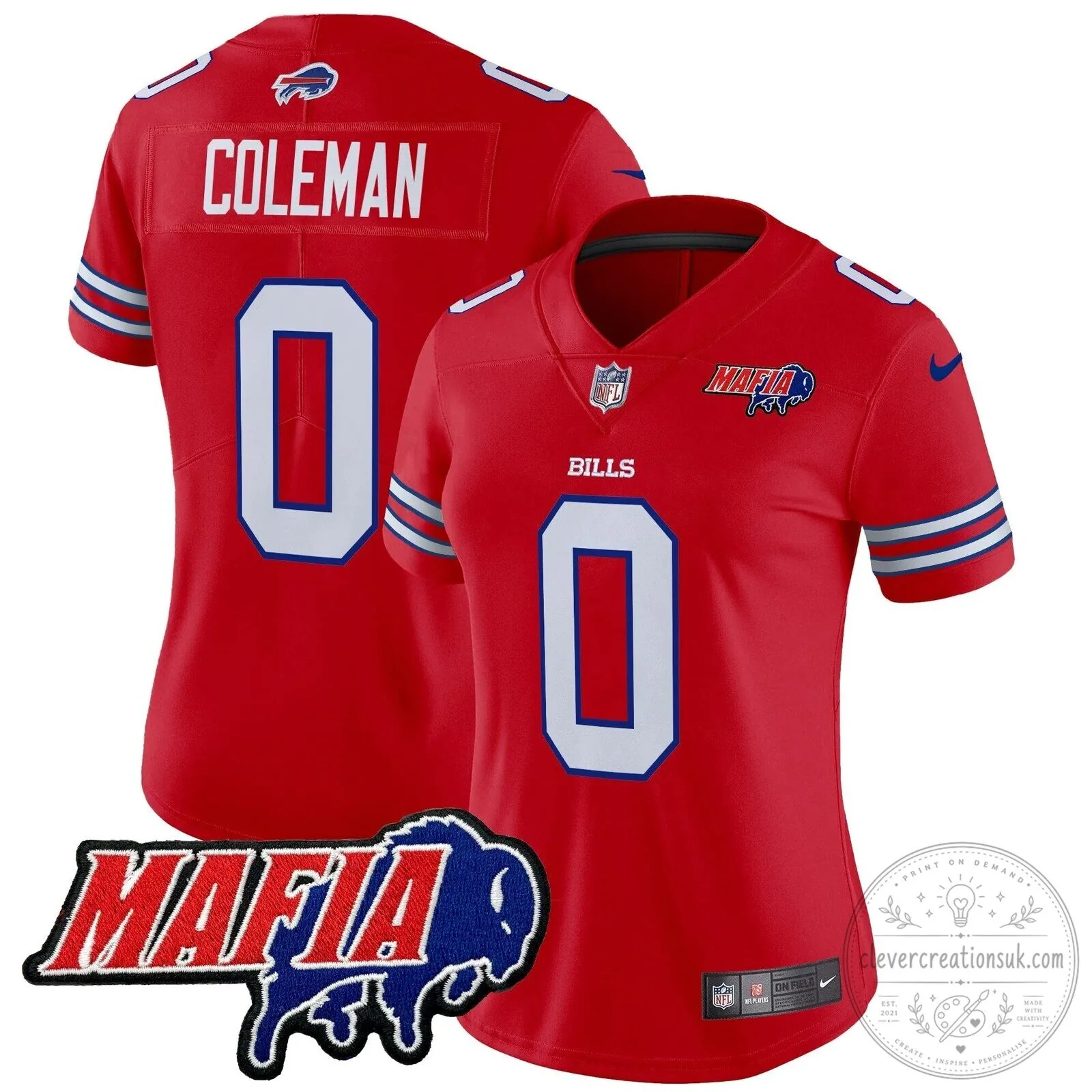 Royal Blue Football Jersey for Josh Allen - Buffalo Bills Mafia 58 Royal Blue Football Jersey for Josh Allen - Buffalo Bills Mafia
