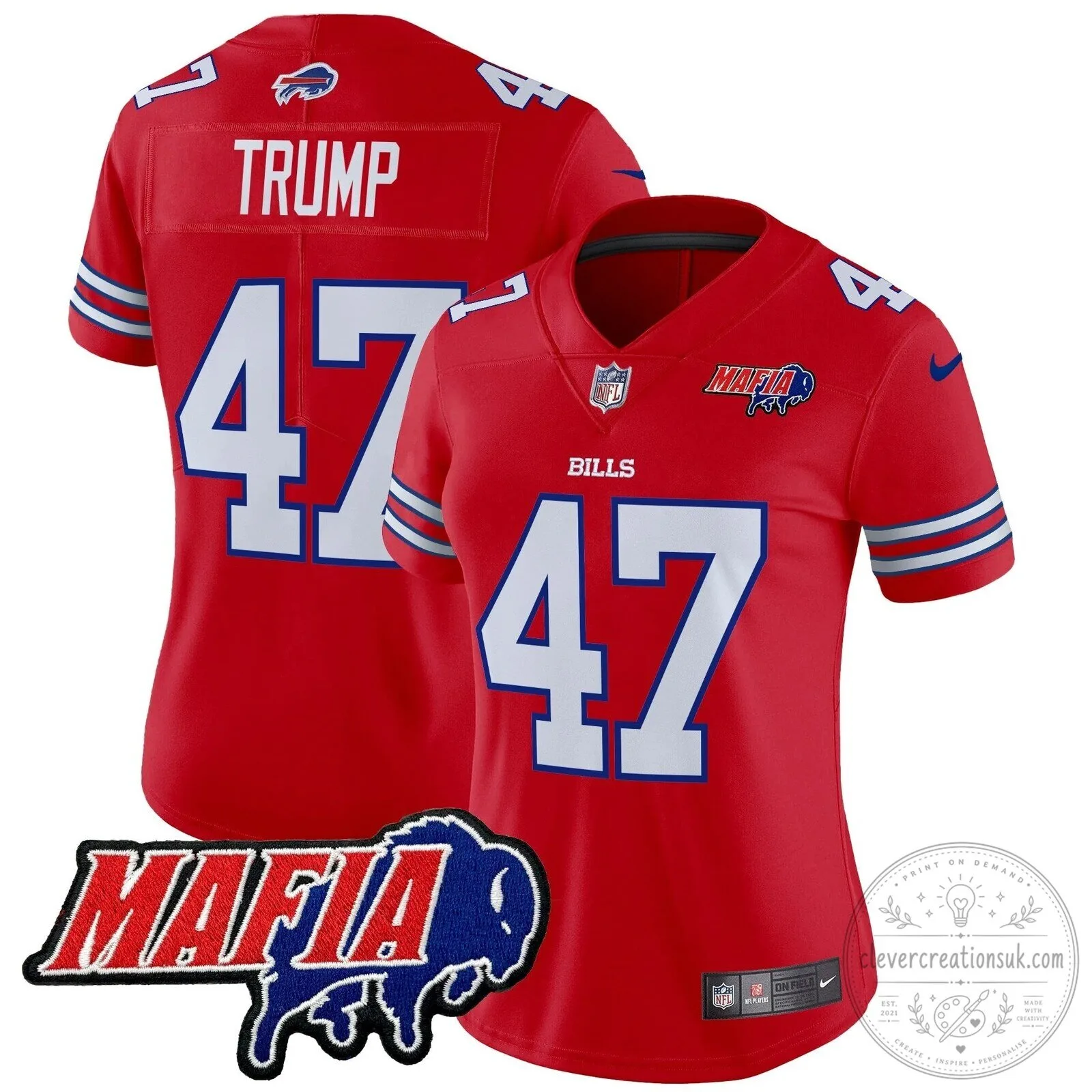Royal Blue Football Jersey for Josh Allen - Buffalo Bills Mafia 59 Royal Blue Football Jersey for Josh Allen - Buffalo Bills Mafia