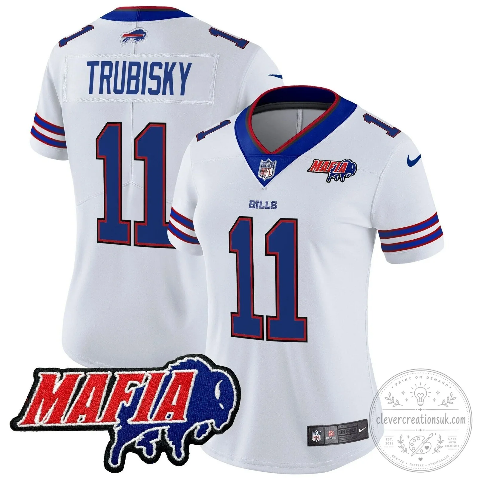 Royal Blue Football Jersey for Josh Allen - Buffalo Bills Mafia 62 Royal Blue Football Jersey for Josh Allen - Buffalo Bills Mafia