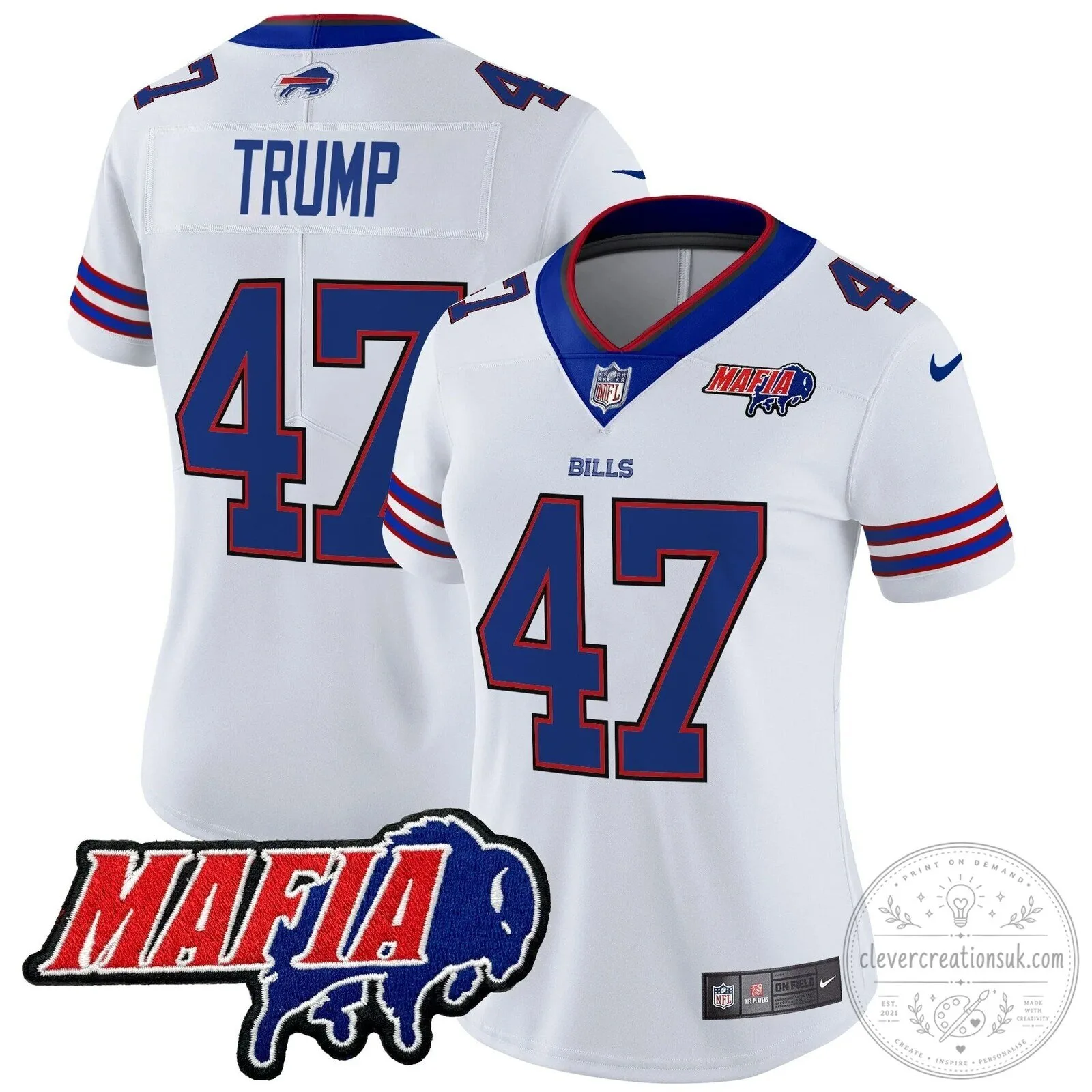 Royal Blue Football Jersey for Josh Allen - Buffalo Bills Mafia 68 Royal Blue Football Jersey for Josh Allen - Buffalo Bills Mafia