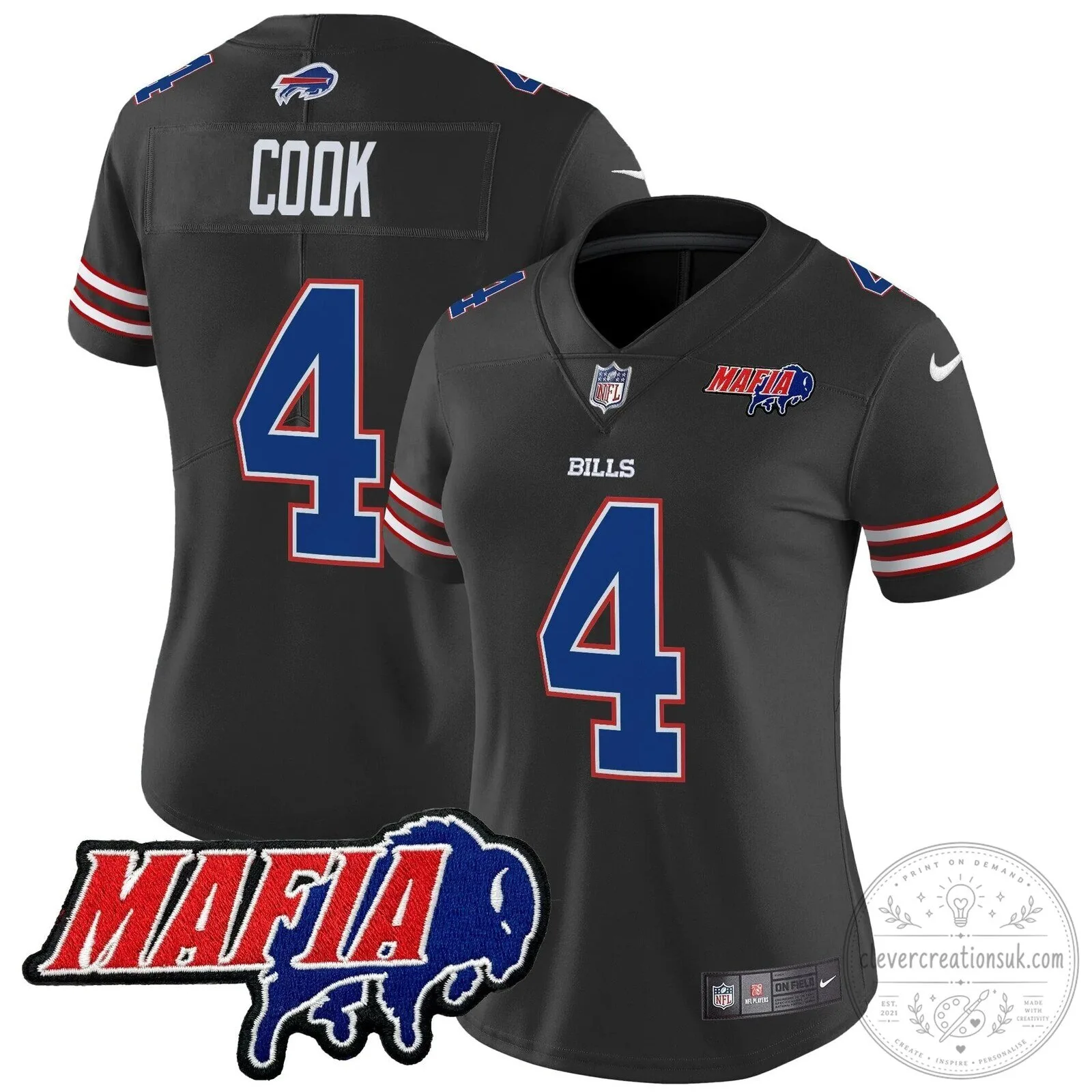 Royal Blue Football Jersey for Josh Allen - Buffalo Bills Mafia 70 Royal Blue Football Jersey for Josh Allen - Buffalo Bills Mafia