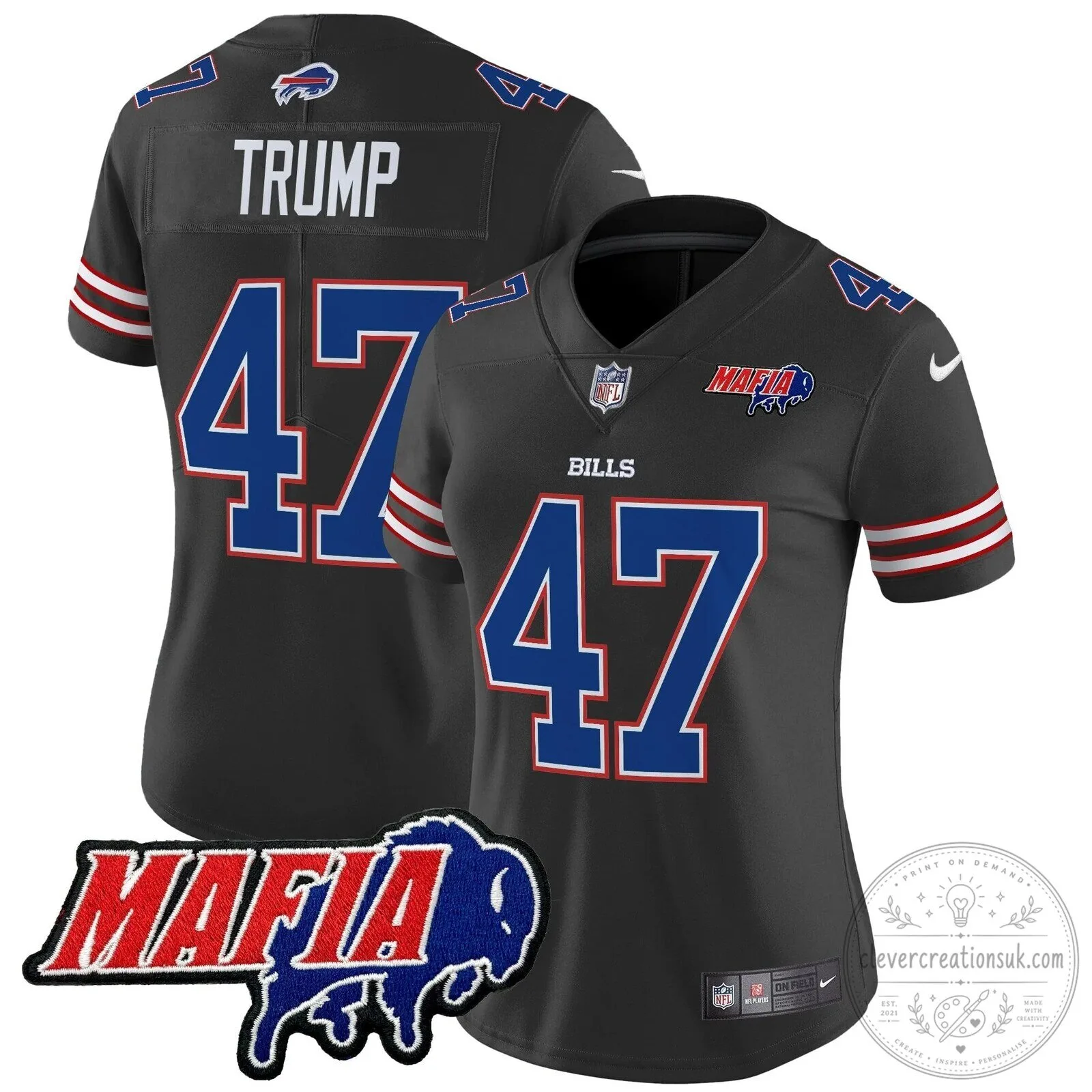 Royal Blue Football Jersey for Josh Allen - Buffalo Bills Mafia 77 Royal Blue Football Jersey for Josh Allen - Buffalo Bills Mafia