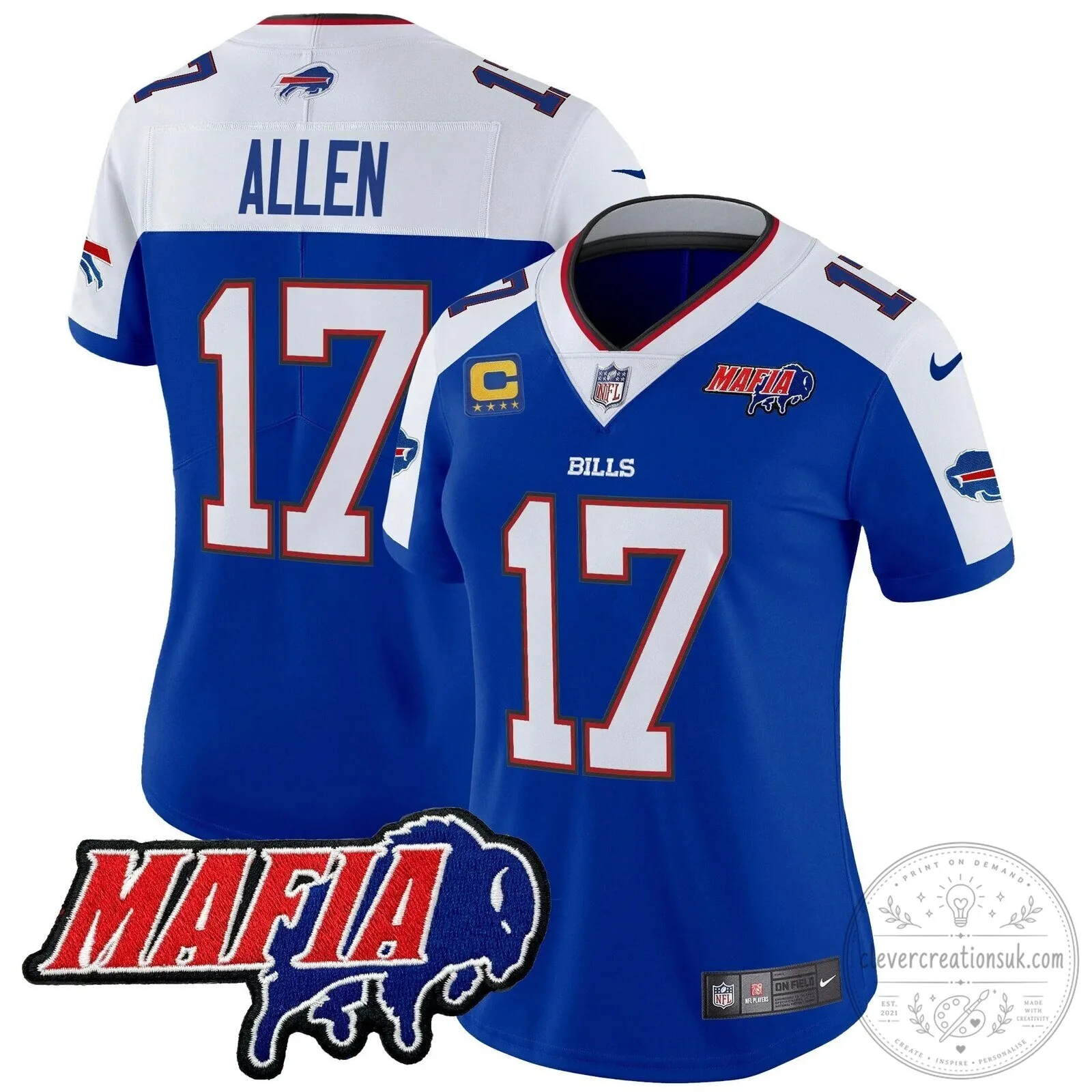 Royal Blue Football Jersey for Josh Allen - Buffalo Bills Mafia 78 Royal Blue Football Jersey for Josh Allen - Buffalo Bills Mafia
