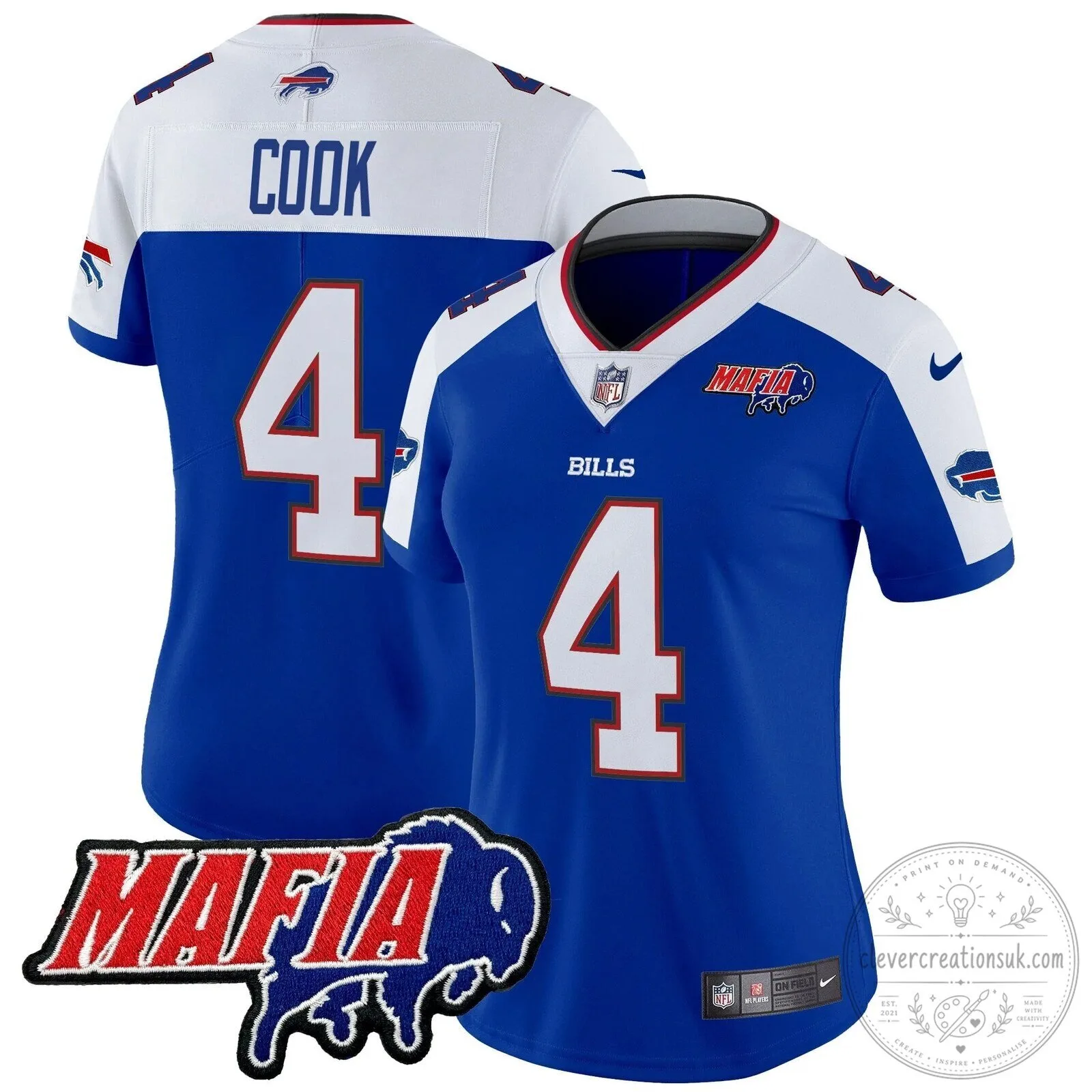 Royal Blue Football Jersey for Josh Allen - Buffalo Bills Mafia 79 Royal Blue Football Jersey for Josh Allen - Buffalo Bills Mafia