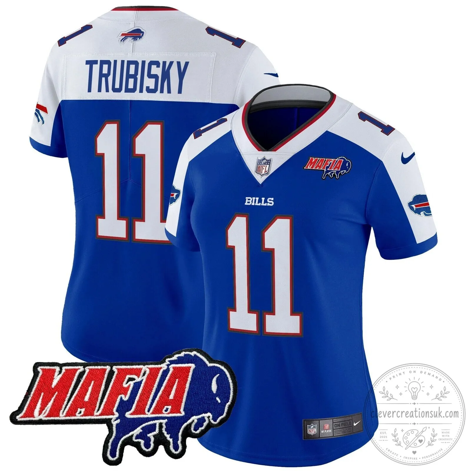 Royal Blue Football Jersey for Josh Allen - Buffalo Bills Mafia 80 Royal Blue Football Jersey for Josh Allen - Buffalo Bills Mafia