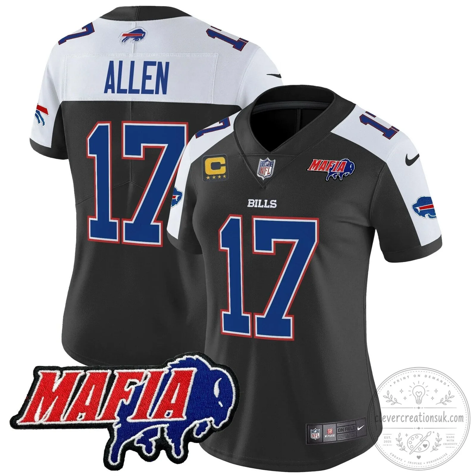 Royal Blue Football Jersey for Josh Allen - Buffalo Bills Mafia 87 Royal Blue Football Jersey for Josh Allen - Buffalo Bills Mafia
