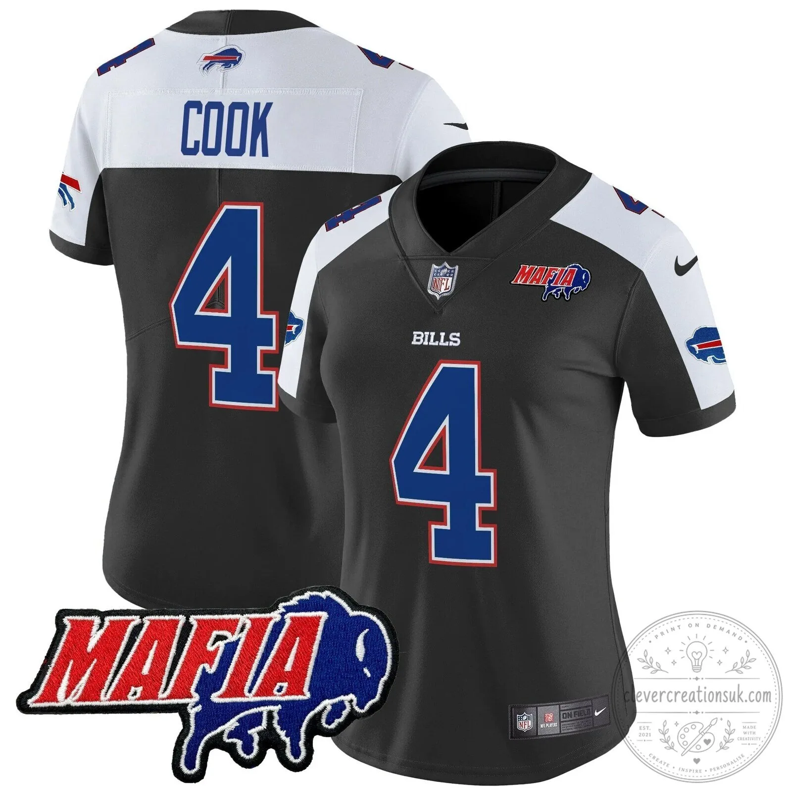 Royal Blue Football Jersey for Josh Allen - Buffalo Bills Mafia 88 Royal Blue Football Jersey for Josh Allen - Buffalo Bills Mafia