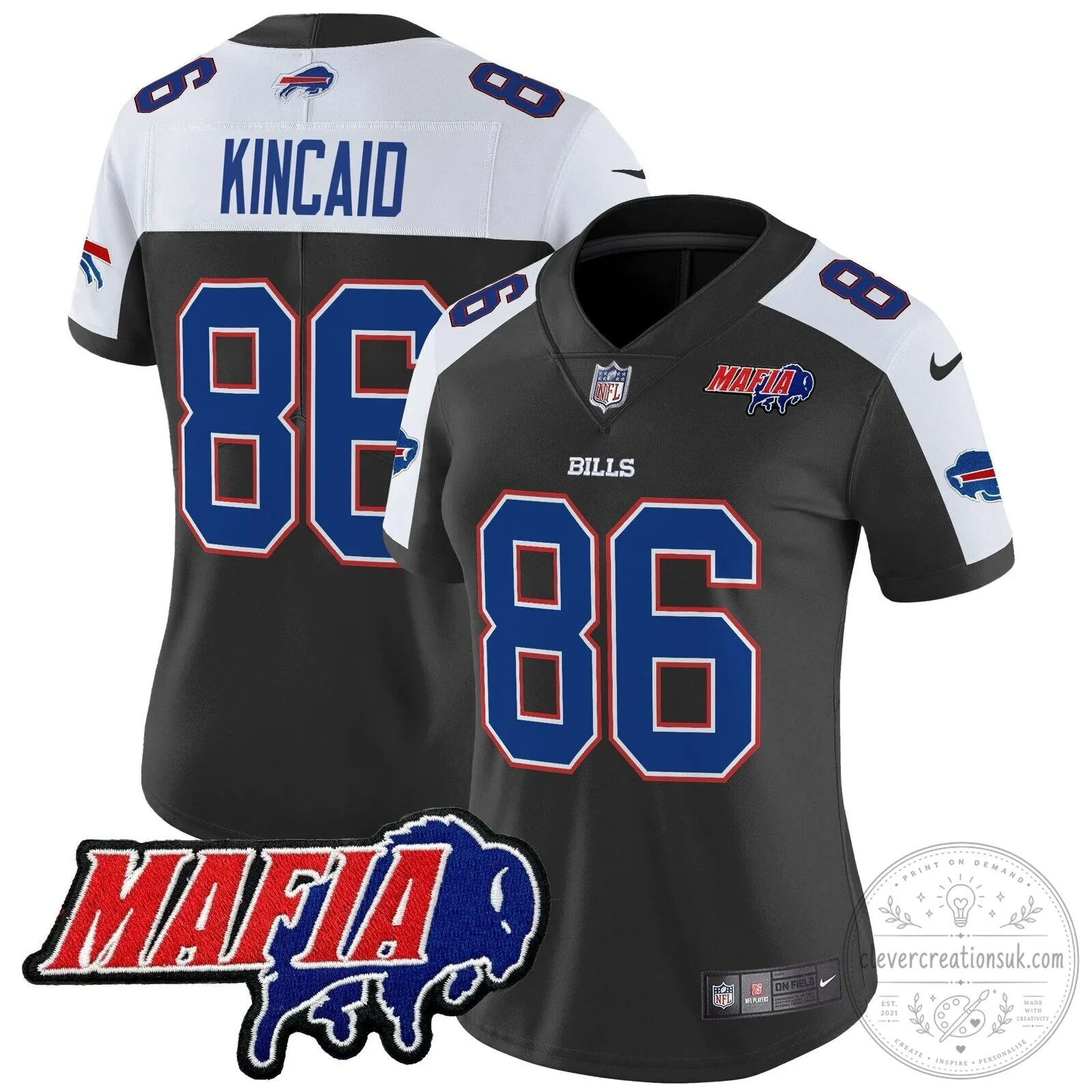 Royal Blue Football Jersey for Josh Allen - Buffalo Bills Mafia 92 Royal Blue Football Jersey for Josh Allen - Buffalo Bills Mafia