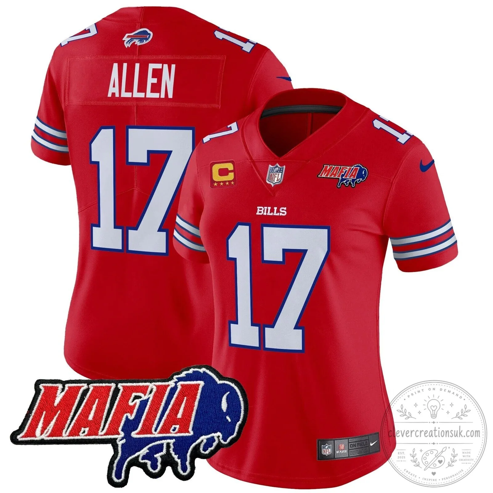 Royal Blue Football Jersey for Josh Allen - Buffalo Bills Mafia 99 Royal Blue Football Jersey for Josh Allen - Buffalo Bills Mafia