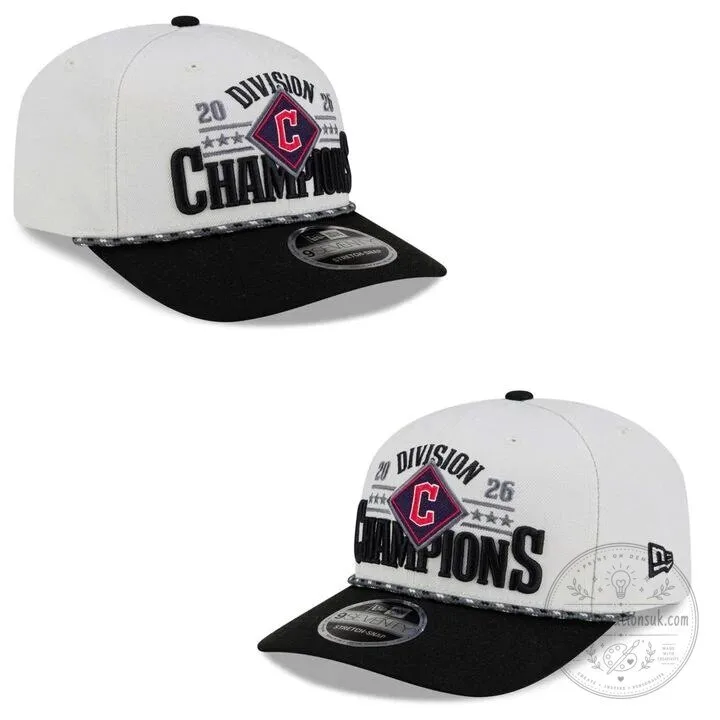 Cleveland Guardians 2026 AL Central Division Champions White T-Shirt 7 Cleveland Guardians 2026 AL Central Division Champions White T-Shirt