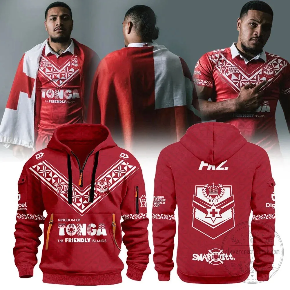 Hoodie from the Friendly Islands for the Tonga Rugby League World Cup Team