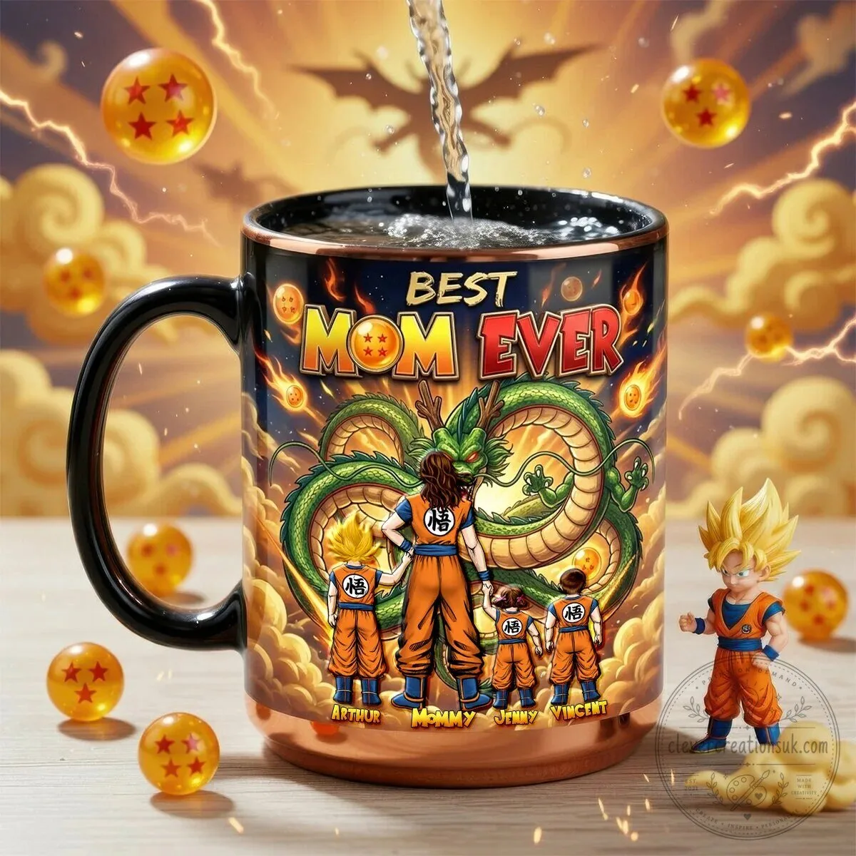 Dragon Ball Z Best Mom Ever Personalized Coffee Mug
