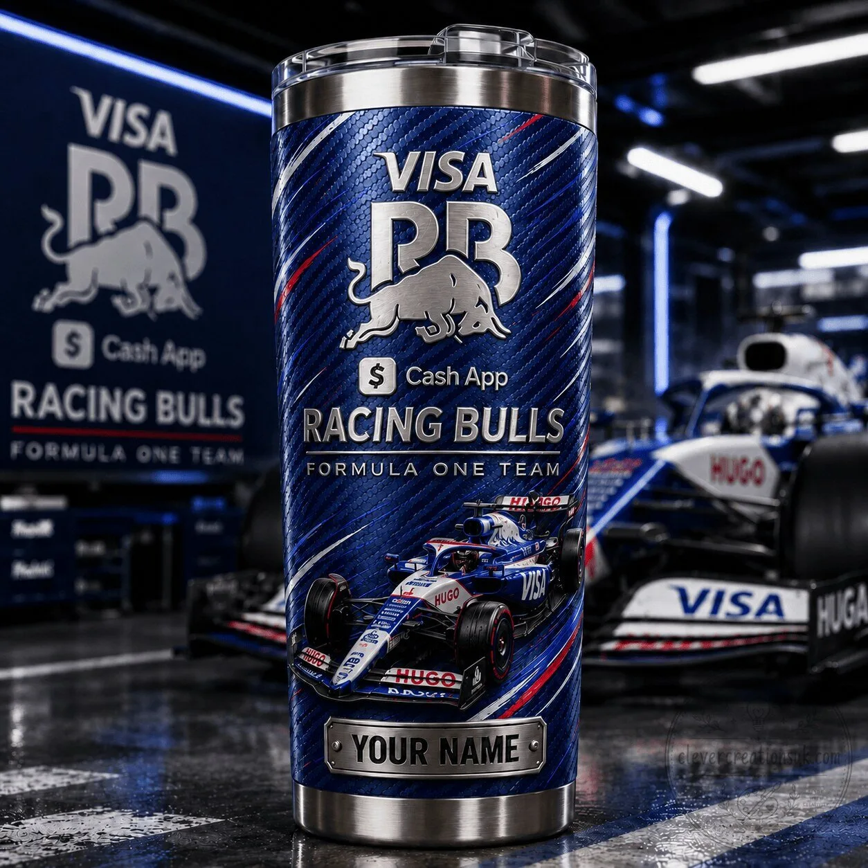 Visa Cash App Racing Bulls Formula One Team Personalized Tumbler