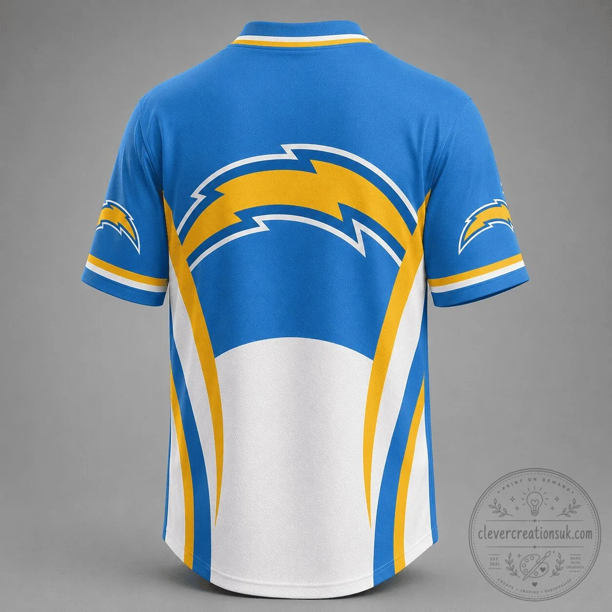 Los Angeles Chargers National Football League Team Spirit Baseball Jersey