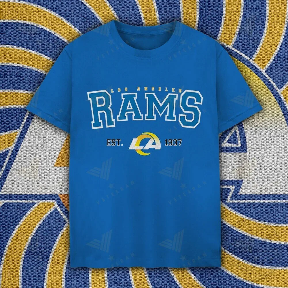 Los Angeles Rams Football Team Established 1937 T-Shirt