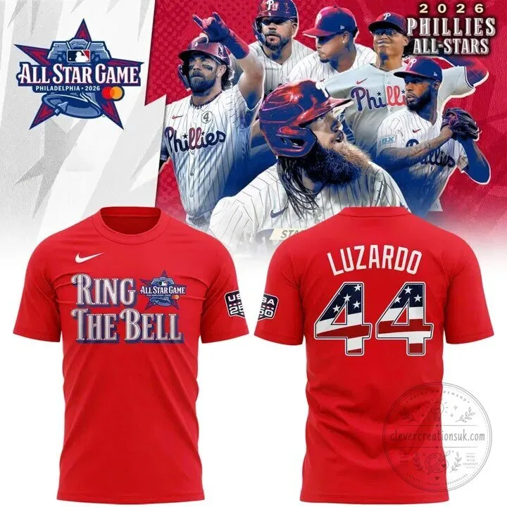 Philadelphia Phillies Jesus Luzardo 2026 All-Star Game Red T-Shirt