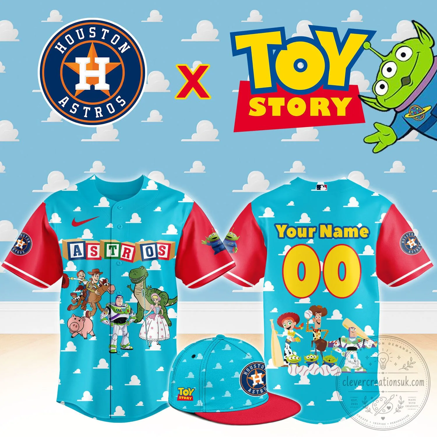 …HOU Toy Story Night Limited Baseball Jersey NN