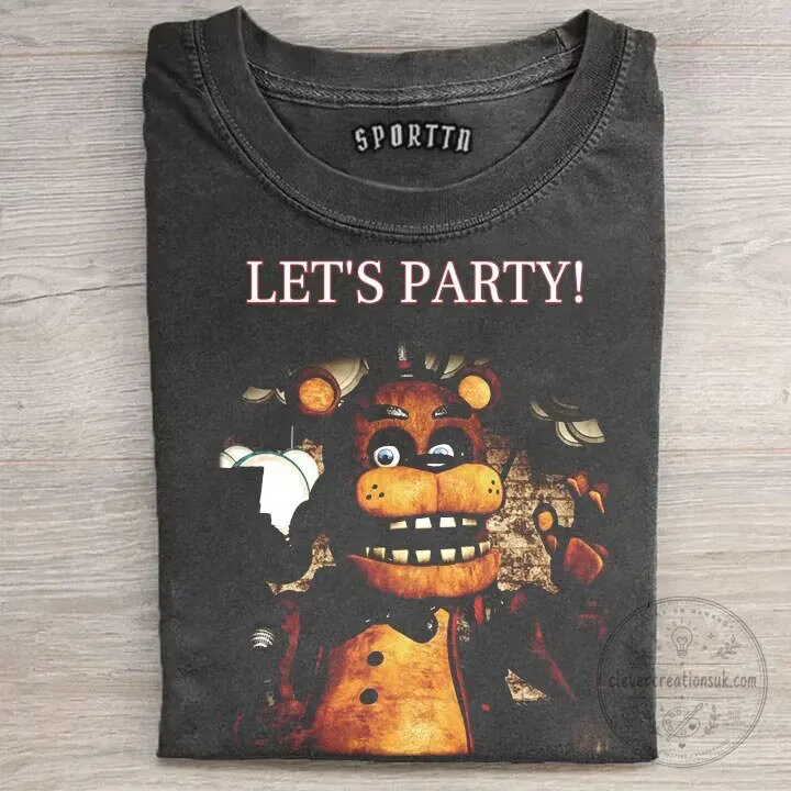 Five Nights at Freddy's Let's Party FNaF Shirt for Men and Women