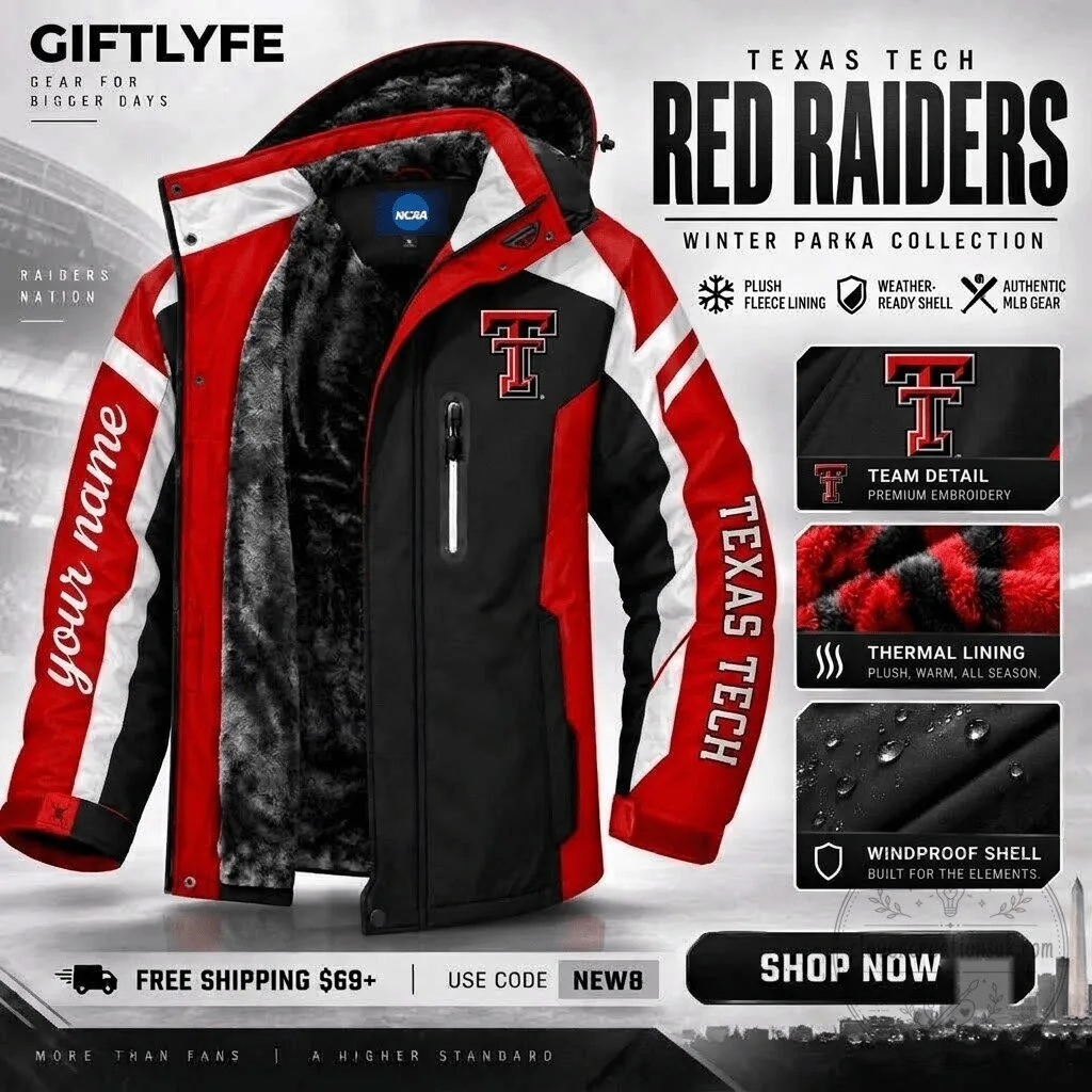 Texas Tech Red Raiders NCAA Winter Parka Jacket