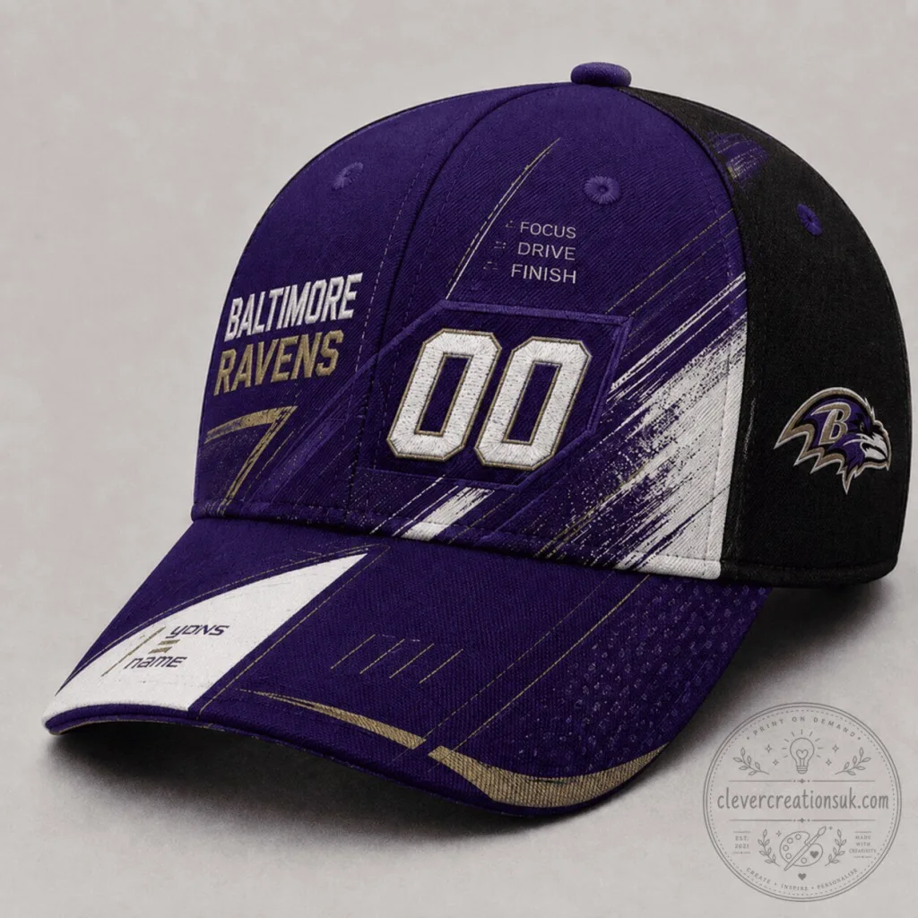 Baltimore Ravens Match Day Icon Number 00 Elite Classic Cap Hat