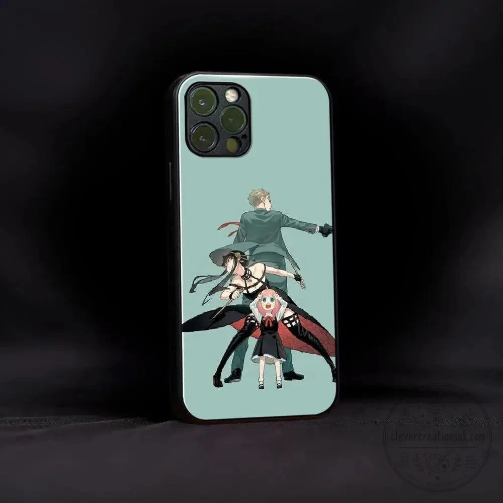 Spy x Family Anime Forger Family Action Pose Phone Case