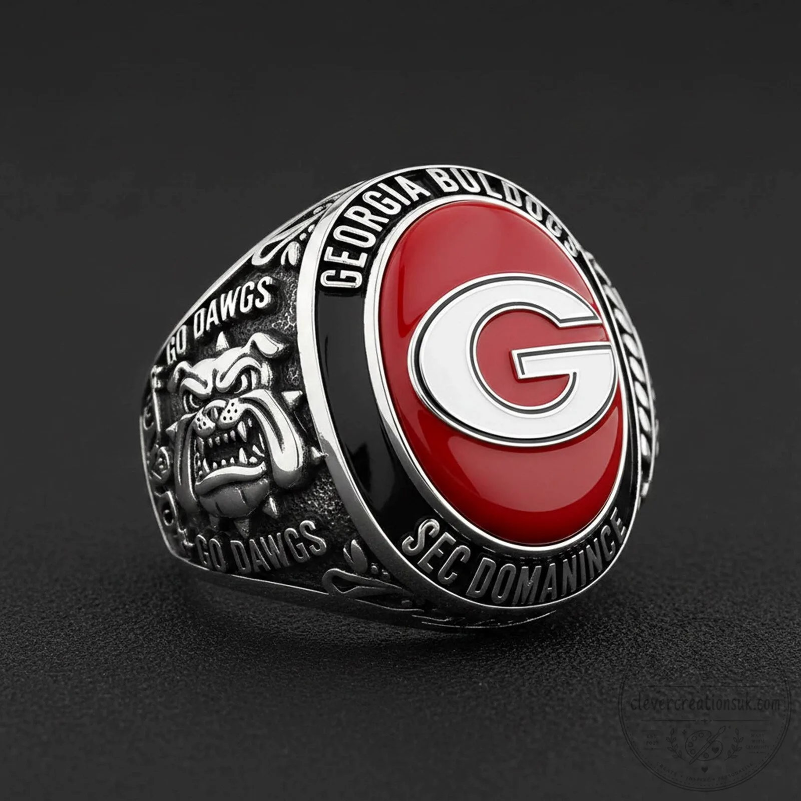 Georgia Bulldogs National Championship College Football Ring