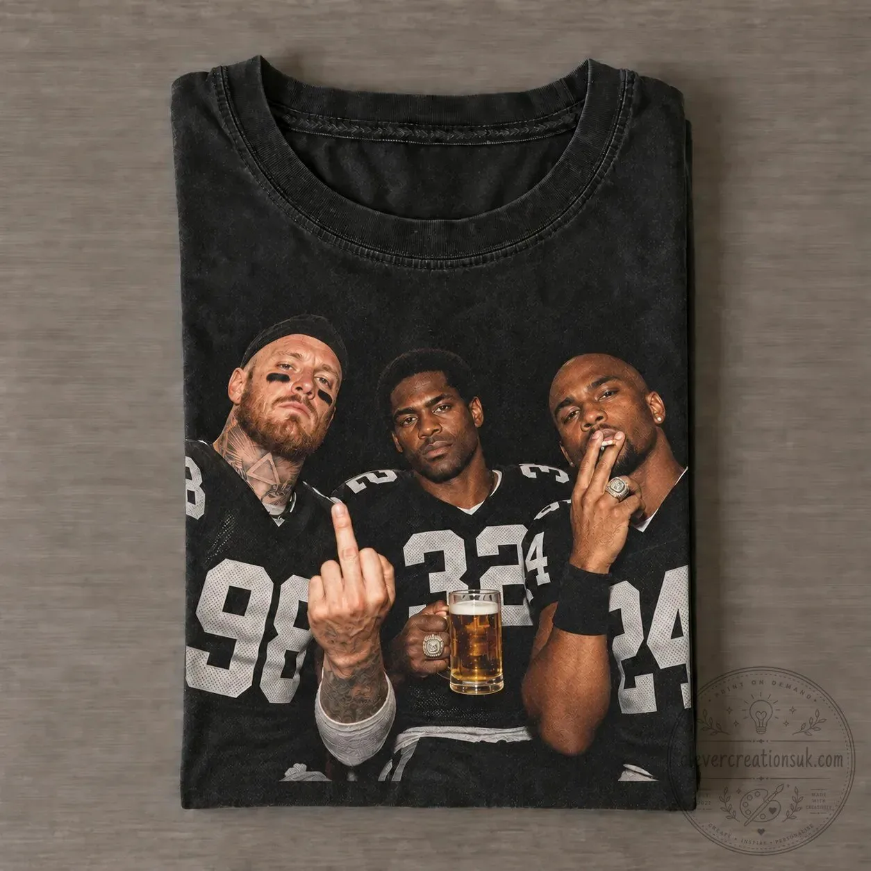 Marcus Allen Charles Woodson Maxx Crosby Las Vegas Raiders Football T-Shirt