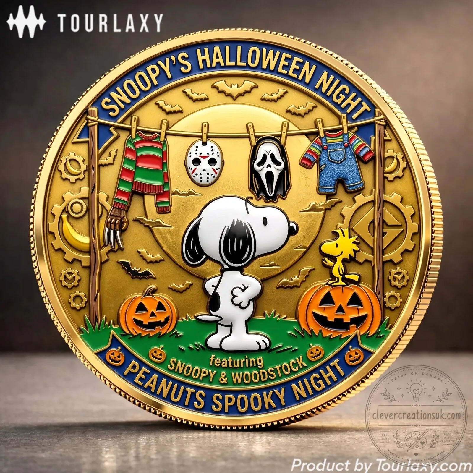 Commemorative Coin for Peanuts' Snoopy's Spooky Halloween Night