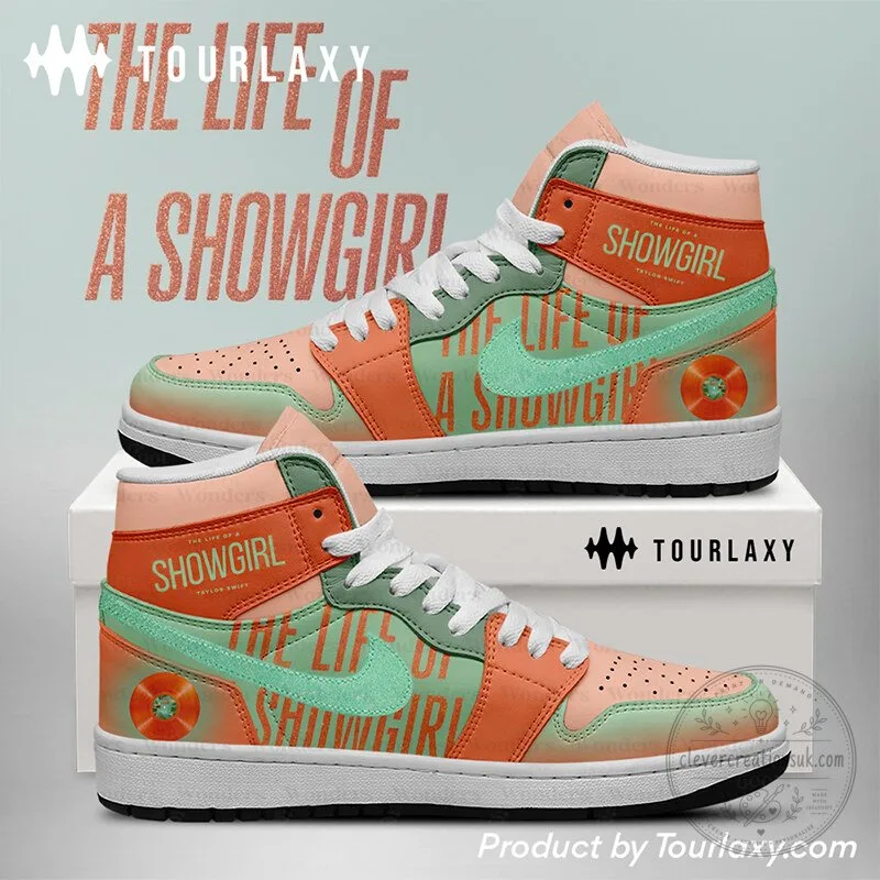 Taylor Swift The Life of a Showgirl High-Top Sneakers