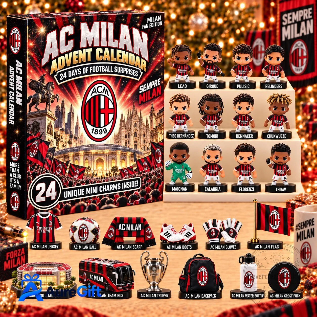 AC Milan Football Club 24 Days of Surprises Advent Calendar