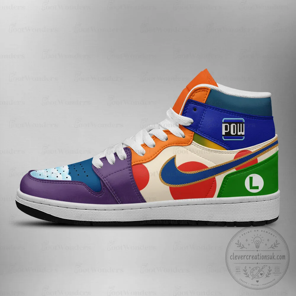 The Mario All Characters Super Mario AJ1 Shoes 9 The Mario All Characters Super Mario AJ1 Shoes
