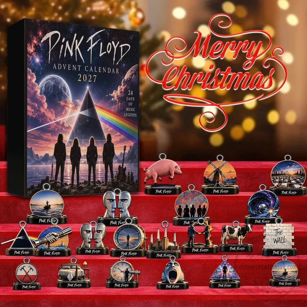 Pink Floyd The Dark Side of the Moon Christmas Advent Calendar Ornaments
