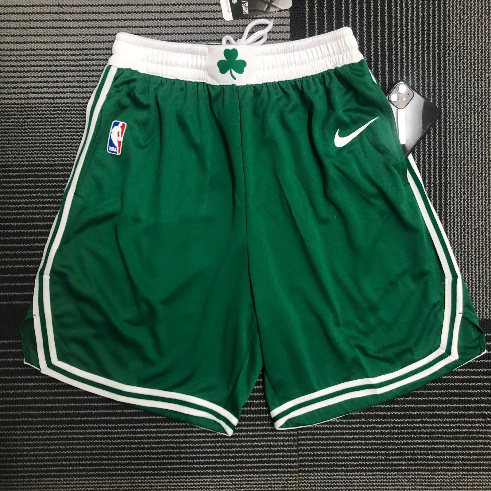 Boston Celtics NBA Basketball Team Green Performance Shorts