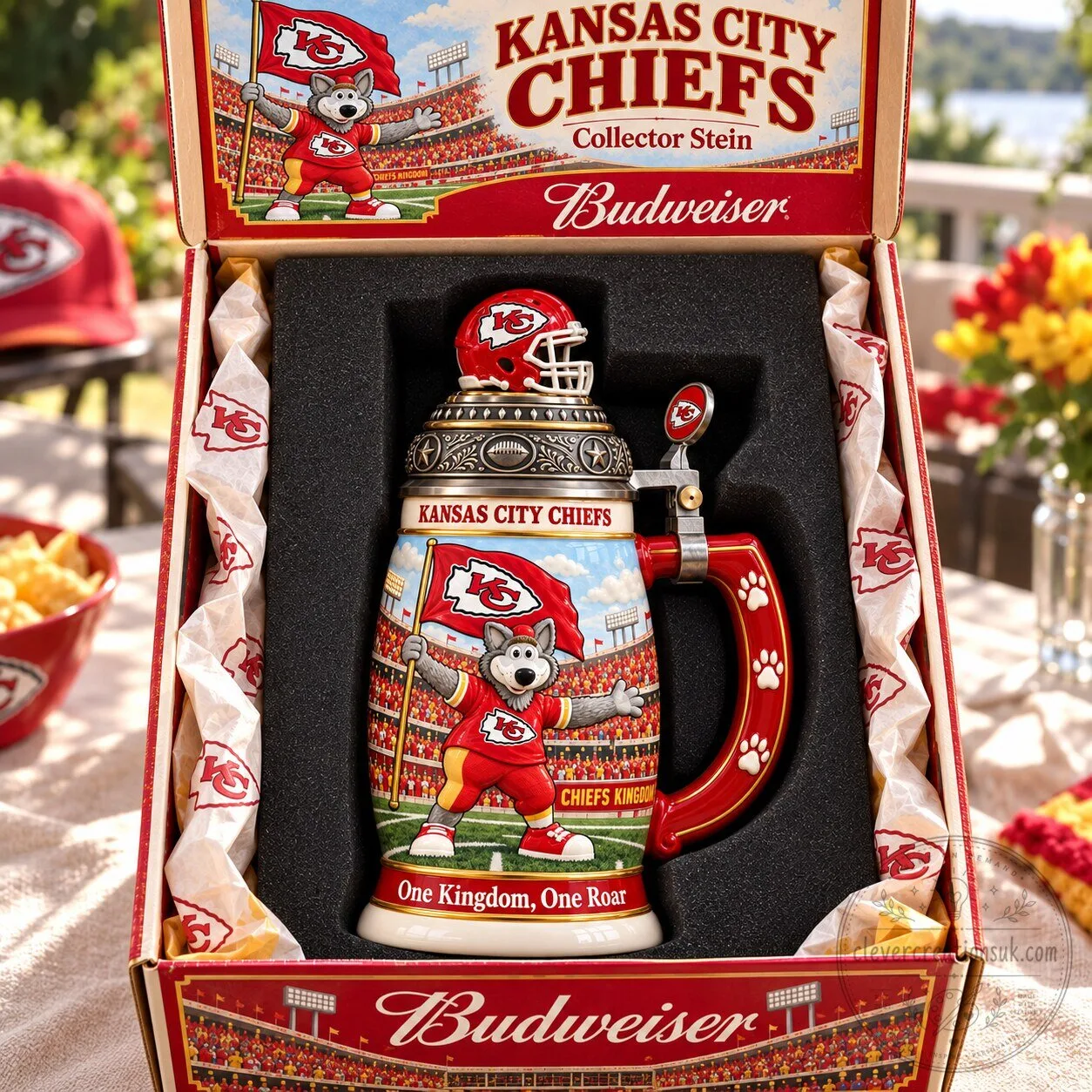 Kansas City Chiefs Budweiser Collector Stein Beer Mug