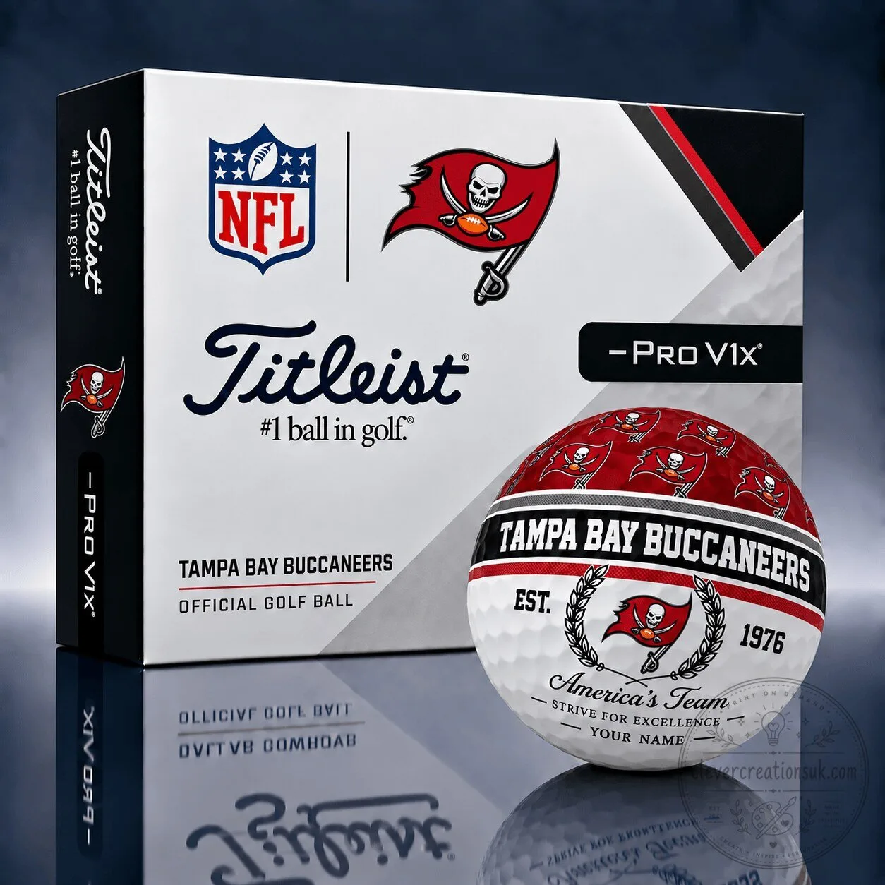 Tampa Bay Buccaneers Official Golf Ball 2 Tampa Bay Buccaneers Official Golf Ball