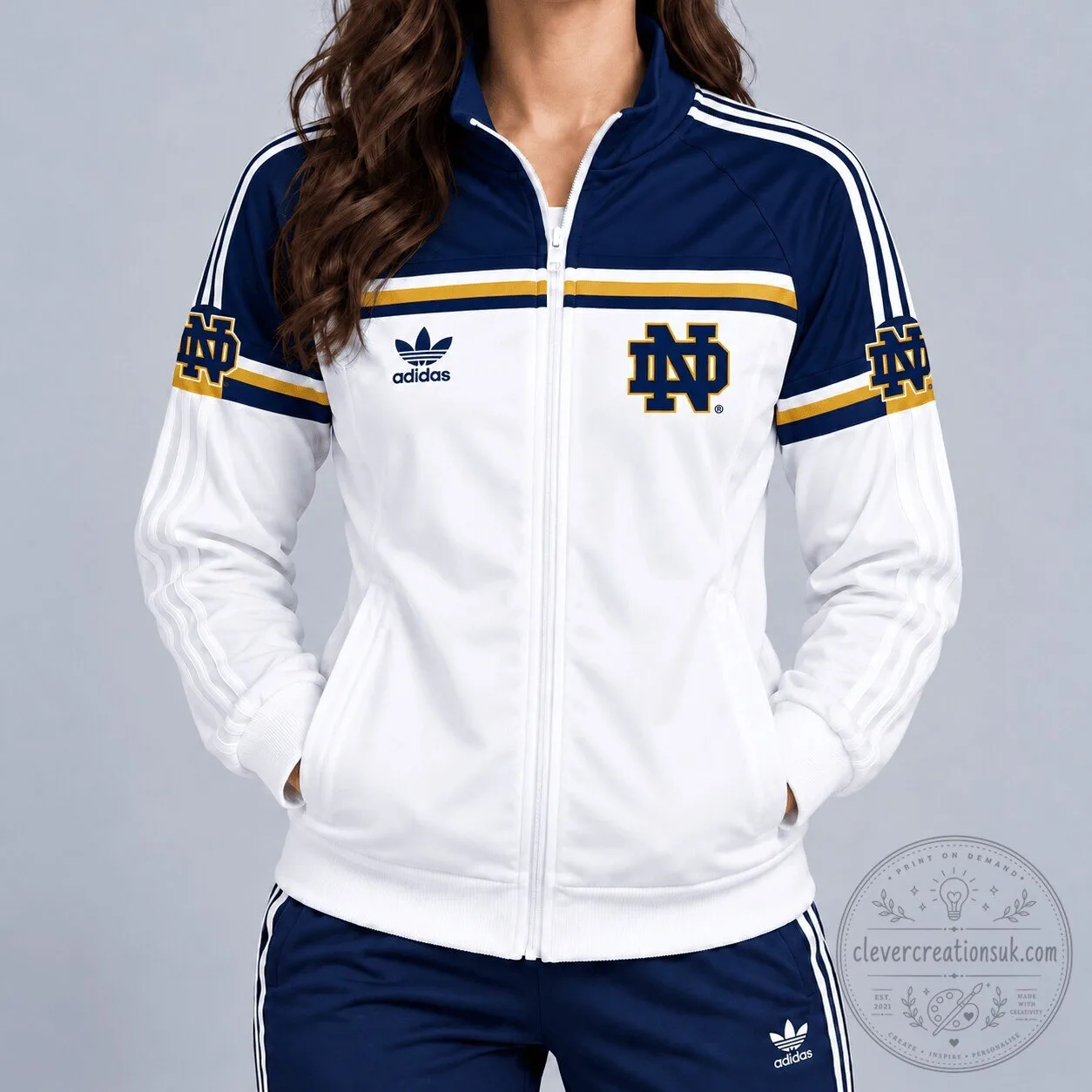 Notre Dame Fighting Irish NCAA Heritage Varsity Full-Zip Track Jacket