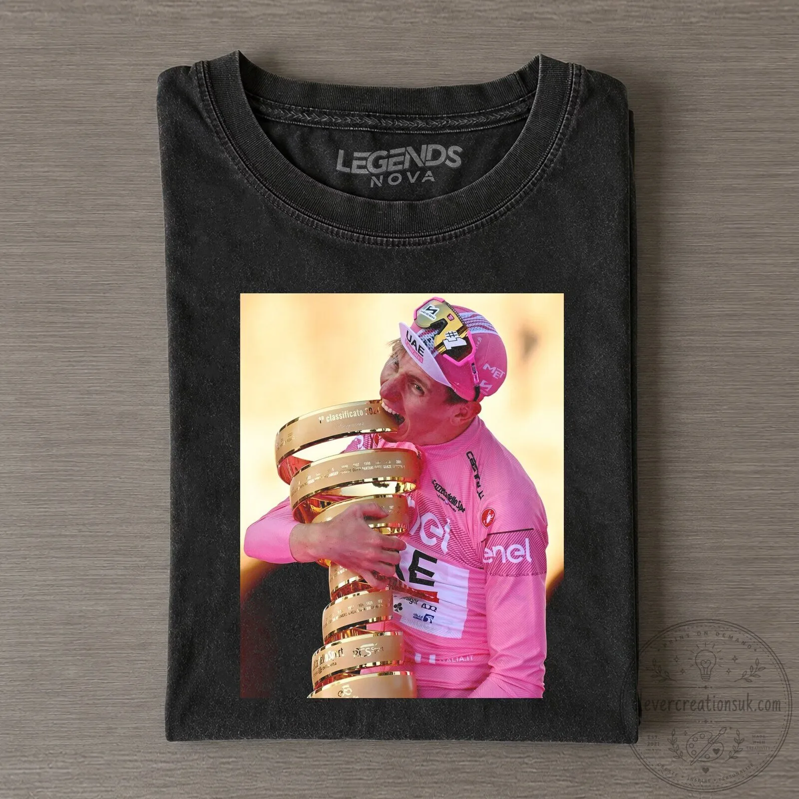 Tadej Pogačar Giro d'Italia Champion Cycling Fan T-Shirt 1 Tadej Pogačar Giro d'Italia Champion Cycling Fan T-Shirt