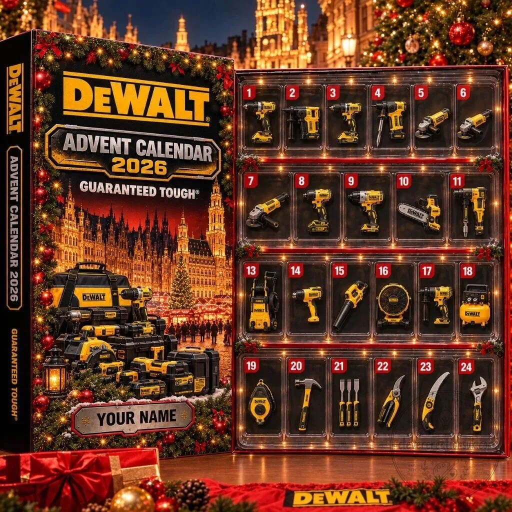 DEWALT Advent Calendar 2026 Guaranteed Tough Christmas Gift Box