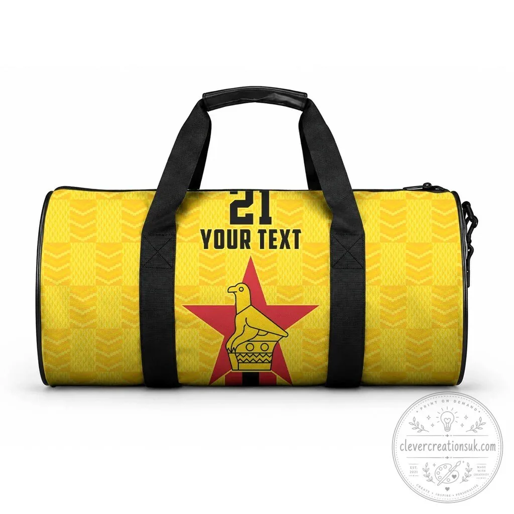 Zimbabwe Warriors Football Team Custom Name and Number Duffle Bag